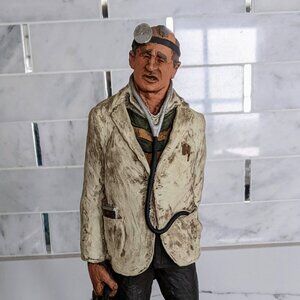 Michael Garman Ol Doc Leroy - 1970 signed statue